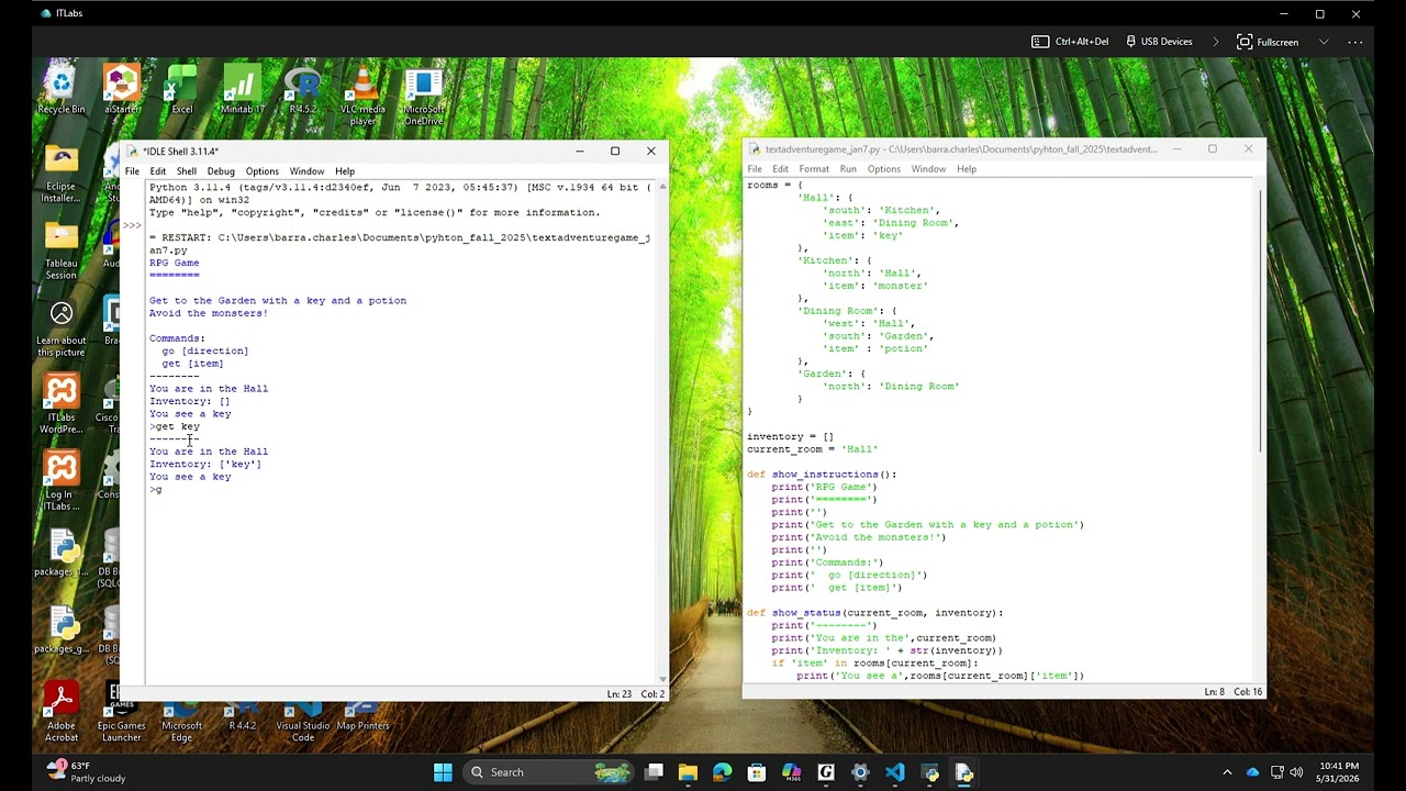 Adventure Game programming project thumbnail