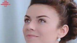 Russian Female Co-Host Caught Blinking Her Reptilian Eyes During Interview