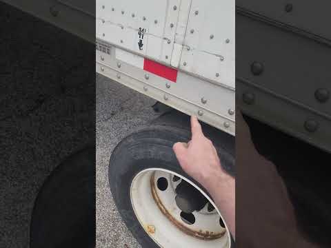  setting 40 foot mark for California #tendoms #40foot #californiadot #traileraxle #53foottrailer