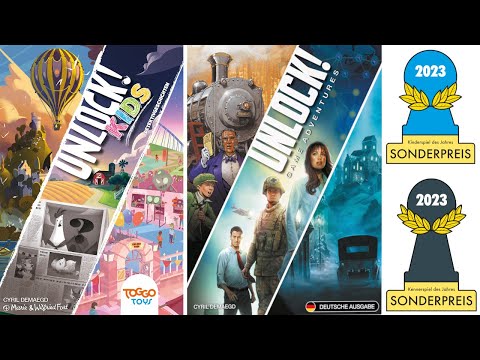 Special Award 2023: „Unlock! Game Adventures“ and „Unlock! Kids: Detektivgeschichten“