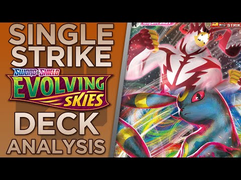 Piers makes Single Strike OP! Evolving Skies Deck Analysis and Battles! (Pokemon TCG)
