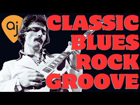 Classic Blues Rock Jam Track | Guitar Backing Track (D Mixolydian / Dorian - 84 BPM)