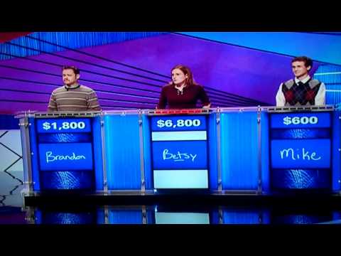 Guy on Jeopardy "Donkey Punch" Answer