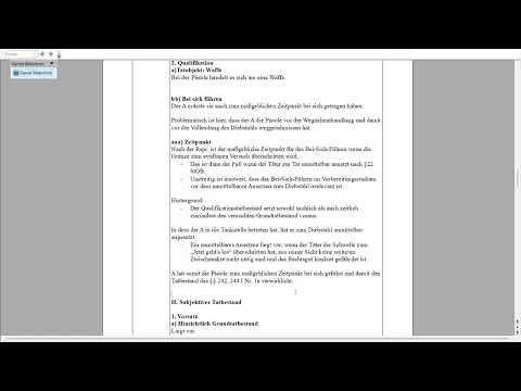 11. Theft with weapons §§ 242 I, 244 I No. 1a Alt. 1 StGB