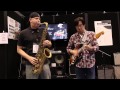 Isn't She Lovely guitar and sax duet - Tomo Fujita and James Calandrella NAMM 2014