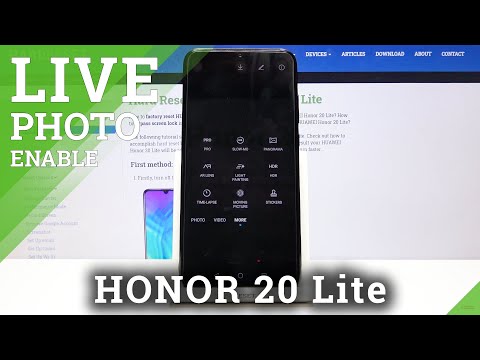 Honor 20 Lite - How to Take Live Photo