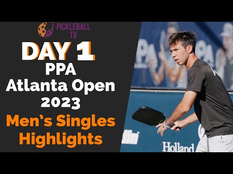 B.Johns vs Alshon; JW vs Shick; Navratil vs Tellez | PPA Atlanta Open 2023 Singles