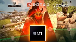 Как играть Counter-Strike: Go, Dota 2, World of Tanks на MacBook M1