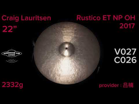 C026：Craig Lauritsen Rustico ET NP OH 22” 2332g
