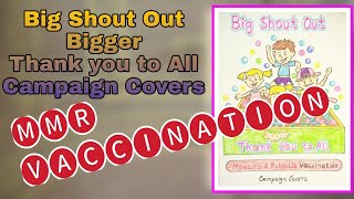 Rubella Poster Drawing | MMR Vaccination Campaign Covers | Big Shout Out | Measles | Poster Idea.
