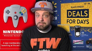 Nintendo Talks FIXING N64 Switch Online + Walmart Black Friday Gaming Deals REVEALED!