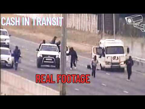 Shocking Cash-in-Transit Heists in South Africa Caught on Camera (Real Footage)