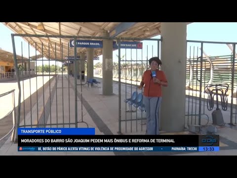 Moradores do bairro São Joaquim pedem mais ônibus e reforma de Terminal 03 08 2022
