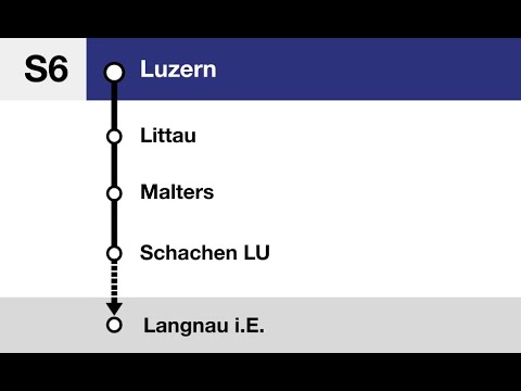 BLS Ansagen » S6 Luzern — Langnau i.E. (2023) | Flügelzug | SLBahnen