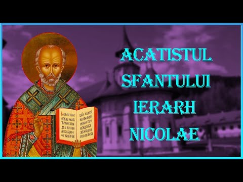 Acatistul Sfantului Ierarh Nicolae Marian Moise