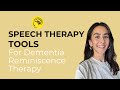 Reminiscence therapy for dementia