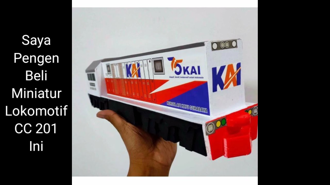 Saya Pengen Beli Miniatur Lokomotif CC 201 Ini
