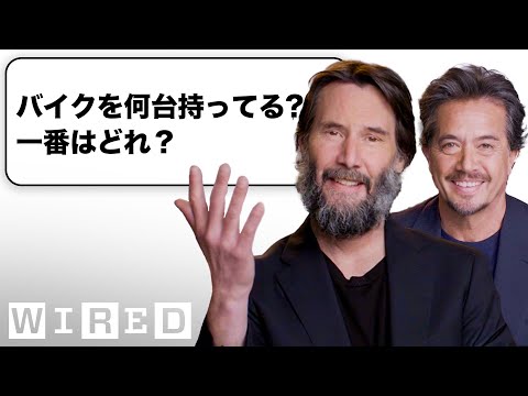 キアヌ・リーヴスだけど「バイク」について質問ある？| Tech Support | WIRED Japan