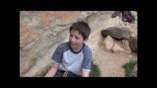 preview picture of video 'Drew Ruana (13) redpointing To Bolt Or Not To Be 14a/8b+ at Smith Rocks, Oregon'