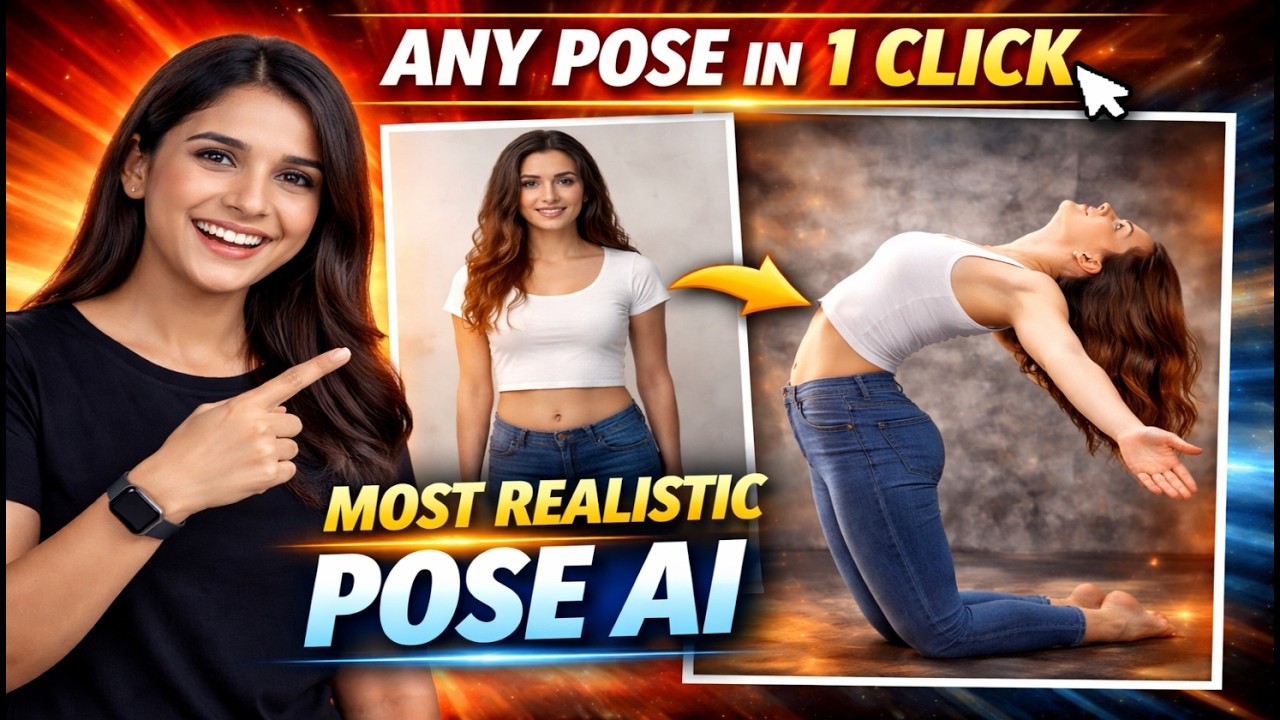 Change Any Pose with One Reference Image | Qwen Edit Most Realistic AI Tool