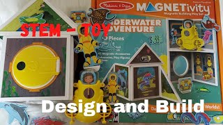 Melissa & Doug MAGNETivity Magnetic Building Play Set | Underwater Adventure | STEM Toy