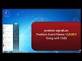 CLR20r3 problem on ehshell.exe how to fix with CMD ...