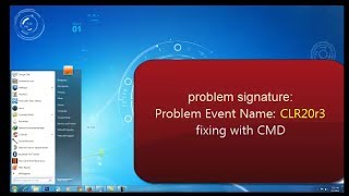 CLR20r3 problem on ehshell.exe how to fix with CMD
