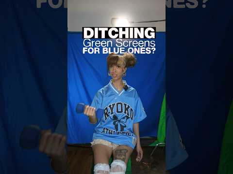 Most people don’t know why blue screens are used over green screens!! HERES WHY👀🤯