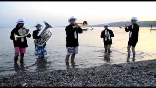 Geneva Brass Quintet outdoor - Klezomania, Marcel Saurer