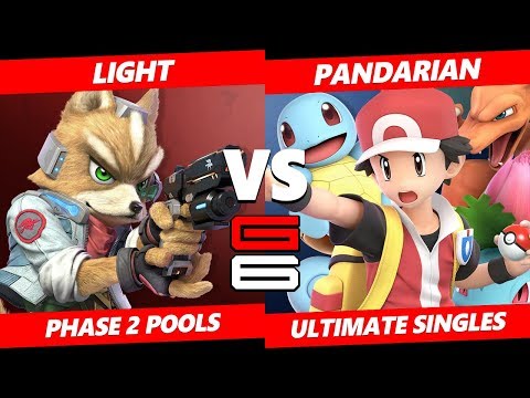 Genesis 6 SSBU - Light (Fox) VS Pandarian (Pokemon Trainer) Smash Ultimate R2 Pools