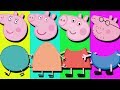 Wrong Heads Peppa Pig Finger Family Learn Colors Nursery Rhyme For Kids