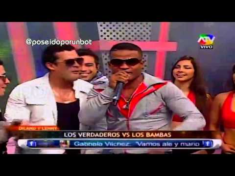 COMBATE: Pantera Zegarra y Christian Dominguez Cantan como Dylan y Lenny 03/07/13