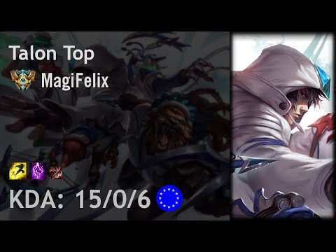 Talon Top vs Kled - MagiFelix - EUW Challenger Patch 7.13