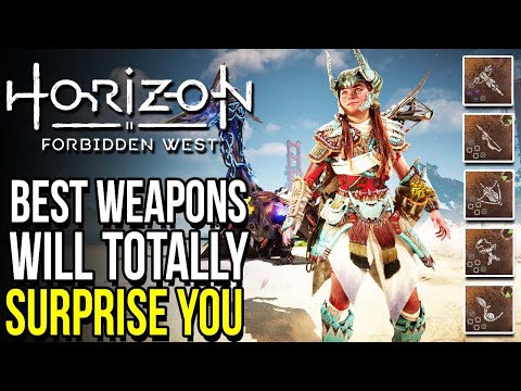 Horizon Forbidden West - 5 Of The Best FREE LEGENDARY Weapons You Need To Find