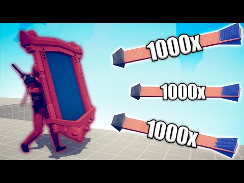DEADPOOL MIRROR SHIELD vs 1000x OVERPOWERED UNITS - TABS | Totally Accurate Battle Simulator 2023