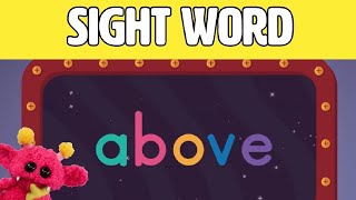 ABOVE - Let's Learn the Sight Word ABOVE with Hubble the Alien! | Nimalz Kidz! Songs and Fun! gameplay video by aoudenhoven16, 2:00 duration