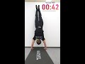 【50秒 自重トレ】壁倒立(逆立ち)にチャレンジ | 高負荷自重トレーニング #shorts【ビーレジェンド プロテイン】