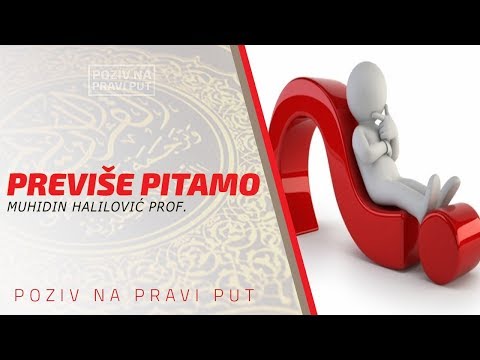 PREVIŠE PITAMO - Muhidin Halilović prof. ᴴᴰ┇Poziv na pravi put