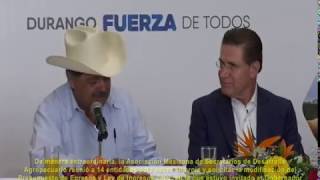 ENCABEZA GOBERNADOR, REUNIÓN DE LA AMSDA EN DURANGO.