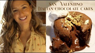 DECADENT EASY ITALIAN CHOCOLATE CAKES FOR VALENTINE'S DAY / Torta con Cuore Morbido x San Valentino
