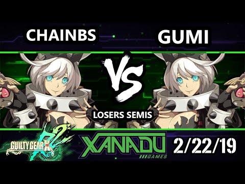 F@X FGC 290 GGXRD2 - GUMI (Elphelt) Vs. ChainBS (Elphelt) - Guilty Gear XRD Rev 2 Losers Semis
