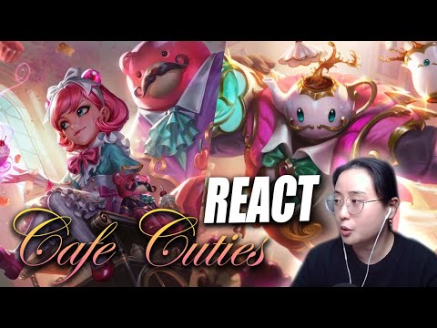 My REACTION to CAFE CUTIES Skins: Bard, Annie, Vladimir, Gwen, Soraka, Sivir | League of Legends