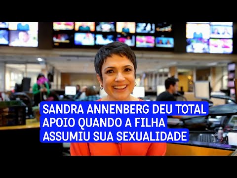 Como Sandra Annenberg reagiu quando a filha se assumiu?
