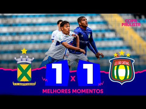 SANTO ANDRÉ 1 x 1 SÃO CAETANO | MELHORES MOMENTOS | 4ª RODADA | COPA PAULISTA 2023