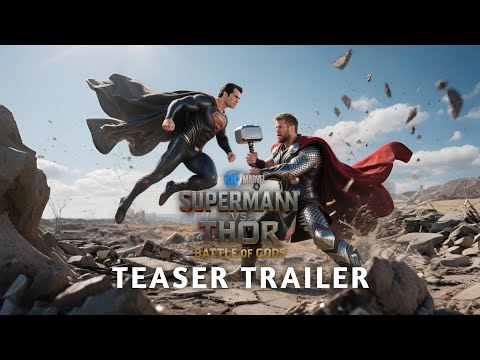 Superman vs. Thor Battle of Gods – Teaser Trailer  Henry Cavill, Chris Hemsworth  (AI Concept)