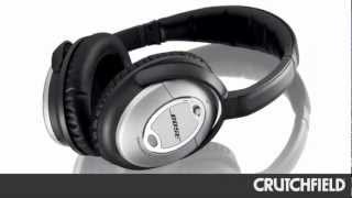 Video thumbnail for Bose QuietComfort 15 Acoustic Noise Cancelling Headphones | Crutchfield Video by CRUTCHFIELD