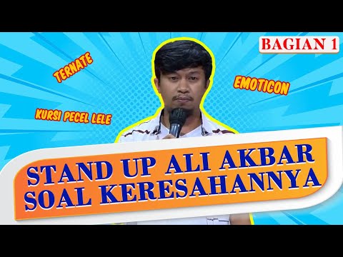 Stand Up Ali Akbar soal Keresahannya: Kenapa Kursi di Pecel Lele Ada yang Patah?