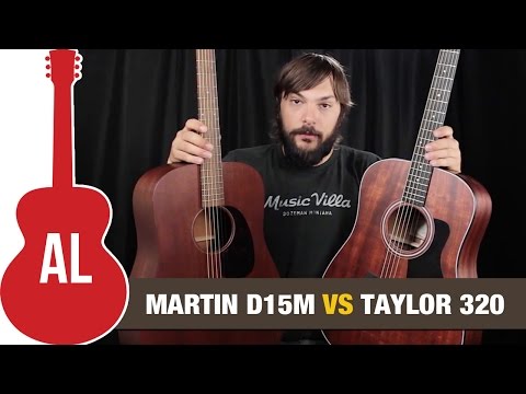 Martin D15M VS Taylor 320 - Can you hear the difference?