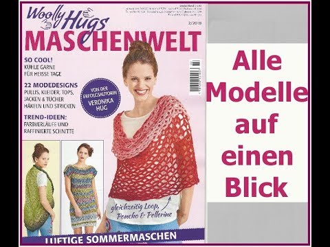 Woolly Hugs Maschenwelt 2/2018 - Alle Modelle auf einen Blick