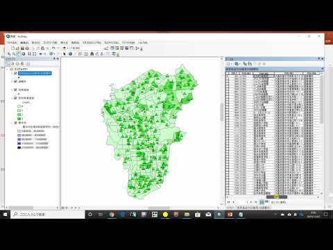 看護学科 ArcMap 保育施設から最寄りの避難所を抽出しエクセルに書き出し